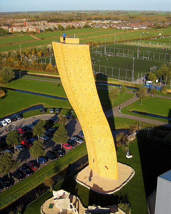 Excalibur rock climbing wall in Netherlands