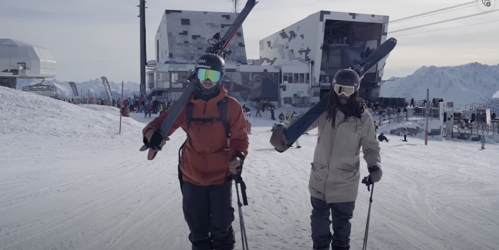 skiing equipment - snow - las vegas - nevada - lesson - man - snow