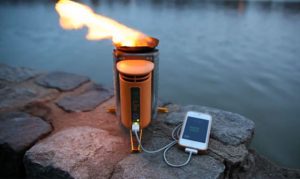 Camp Stove Generates Electricity from Twigs, Reduces Smoke