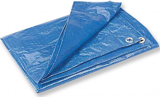 Blue trap as emergency wilderness shelter