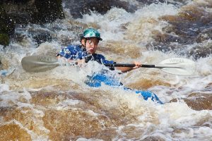 Running an 82-Foot Waterfall in a Tandem Whitewater Kayak