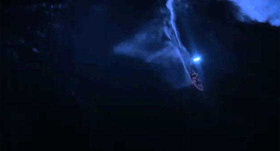 Surfing 30-Foot Waves at Night