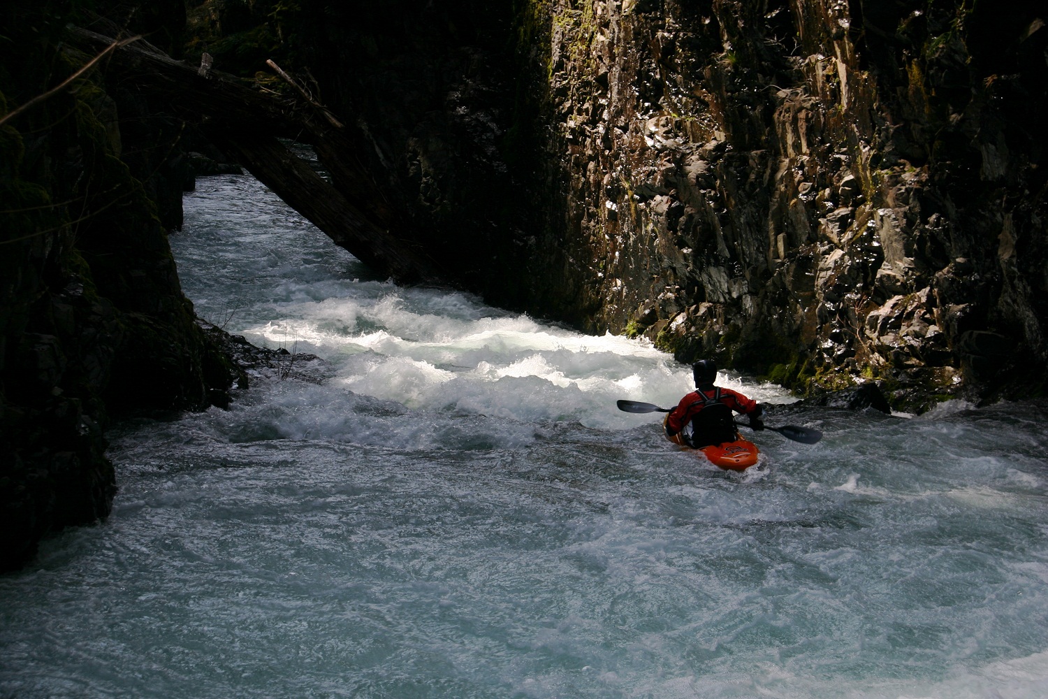 Kayakers Paddle Northfork of the Payette at Record Flood Stage